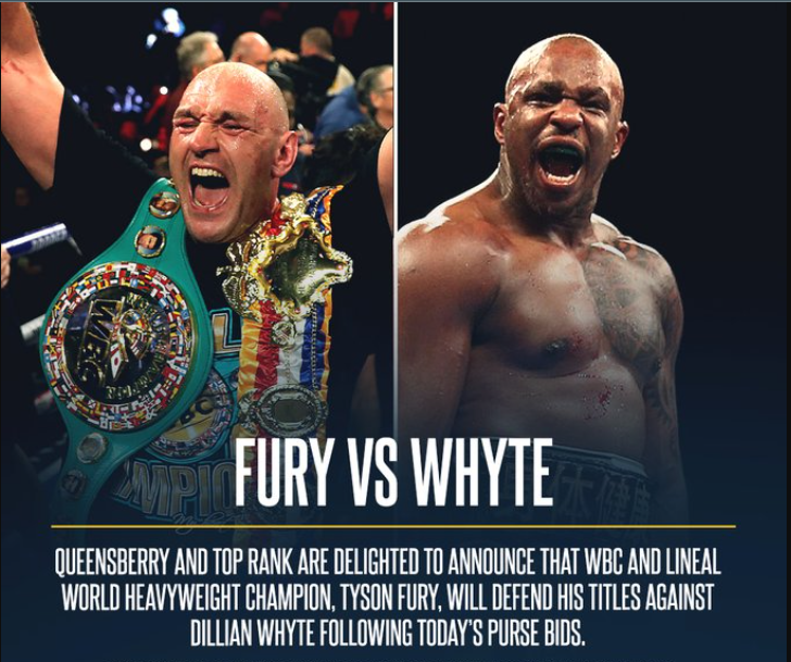 Tyson Fury and Dillian Whyte