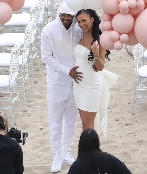 Nick Cannon expecting another child as he celebrates gender reveal with Bre Tiesi (Photos)