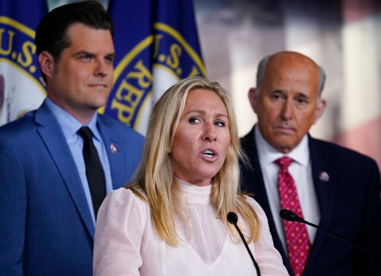  Trump followers, Representatives Marjorie Taylor Green, Matt Gaetz, and Louie Gohmert, are the new faces of the House Republican Party.