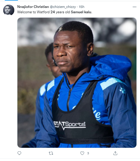 24? -  Fans question Nigerian footballer Samuel Kalu