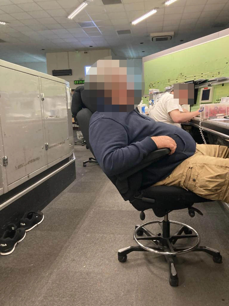 Signalmen controlling trains to ?Britain?s second-busiest station pictured sleeping at work