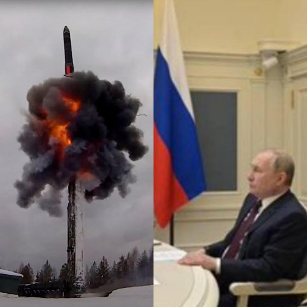 Vladimir Putin watches as Russian military conduct nuclear bomb testing from air, land and sea (photos/videos)