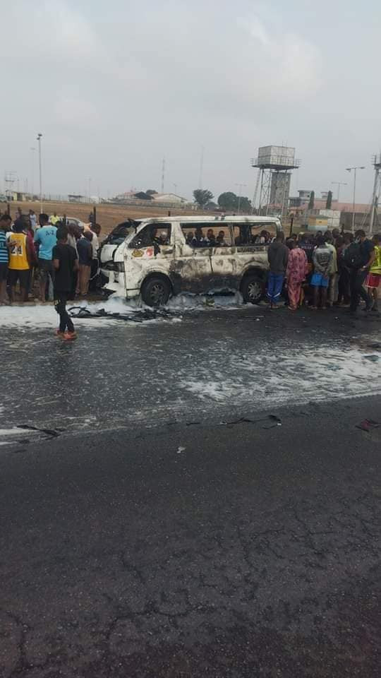 Pregnant woman, eight others burnt to death in Kwara auto crash