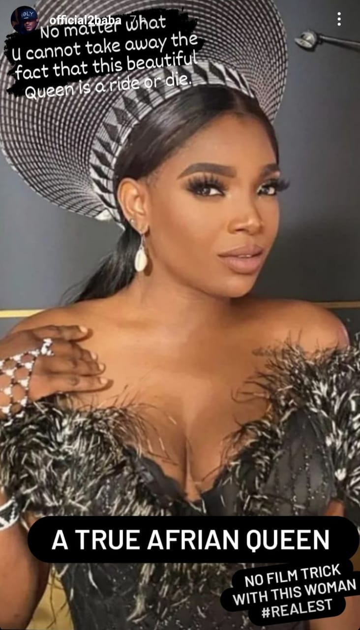 "My Queen"- 2face Idibia gushes about Annie as he shares lovely video of them taking a stroll in their estate