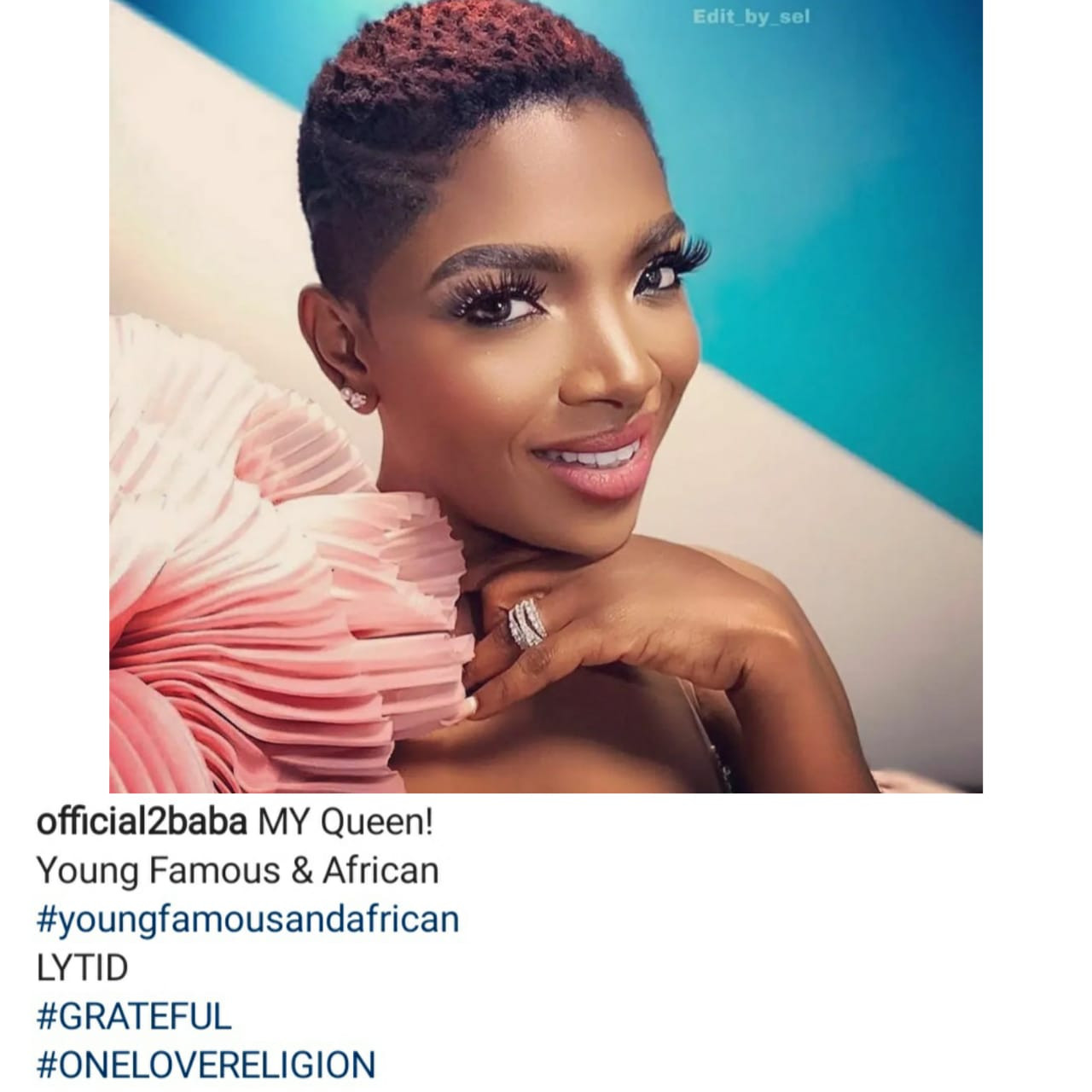 "My Queen"- 2face Idibia gushes about Annie as he shares lovely video of them taking a stroll in their estate
