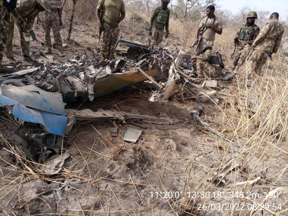  Wreckage of military jet that disappeared in 2021 found in Sambisa forest