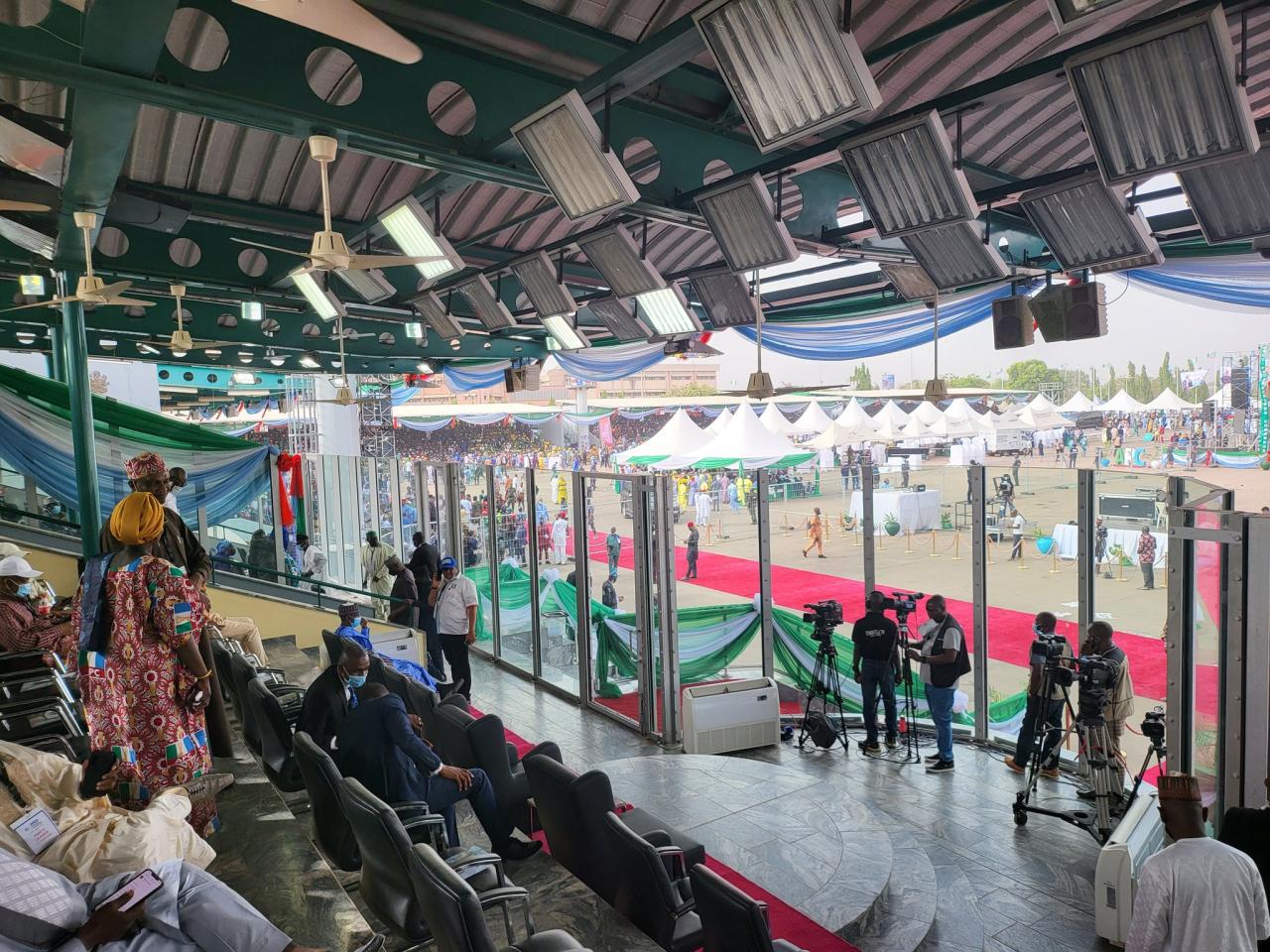 APC supporter slumps and dies as stampede occurs at venue of party