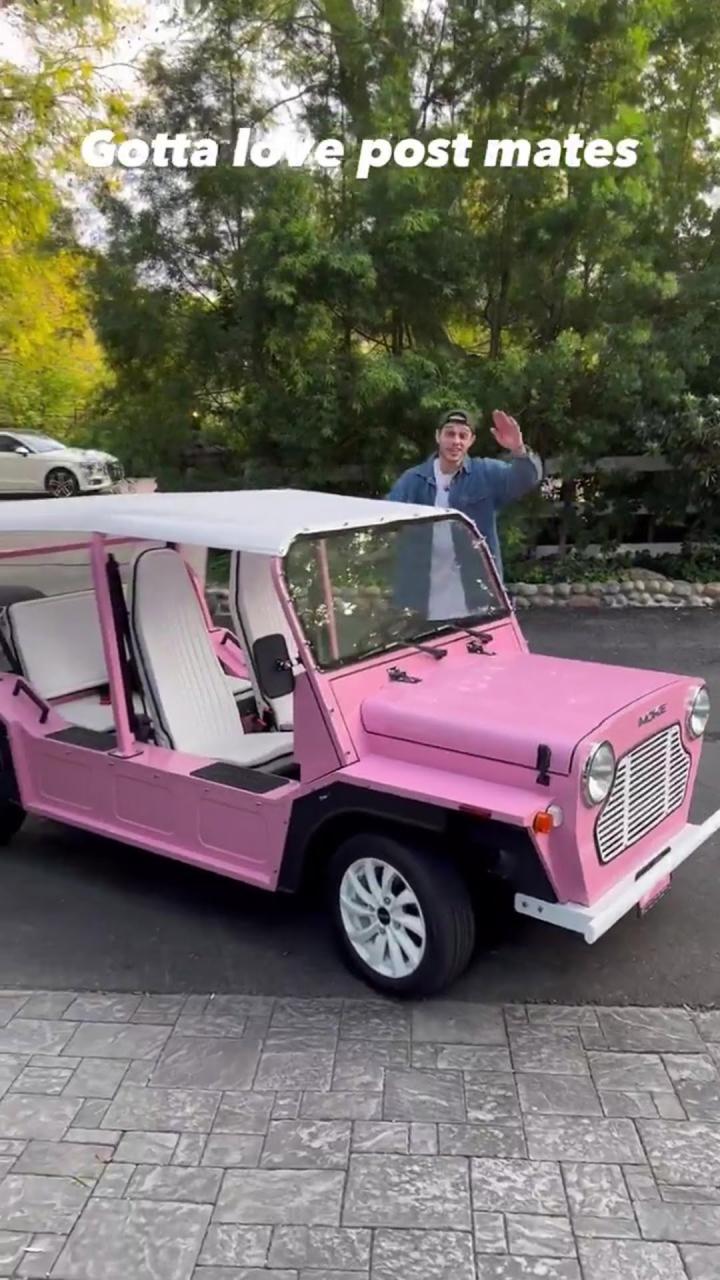 Pete Davidson drives Kim Kardashian