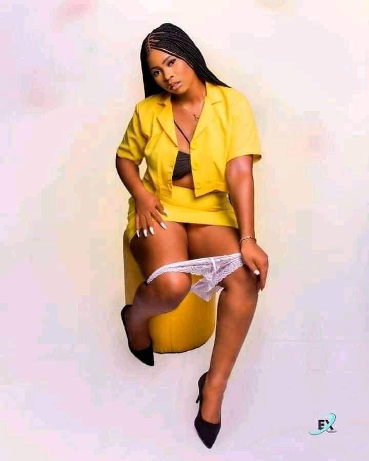 Lady goes viral over photoshoot where she posed in her panties 
