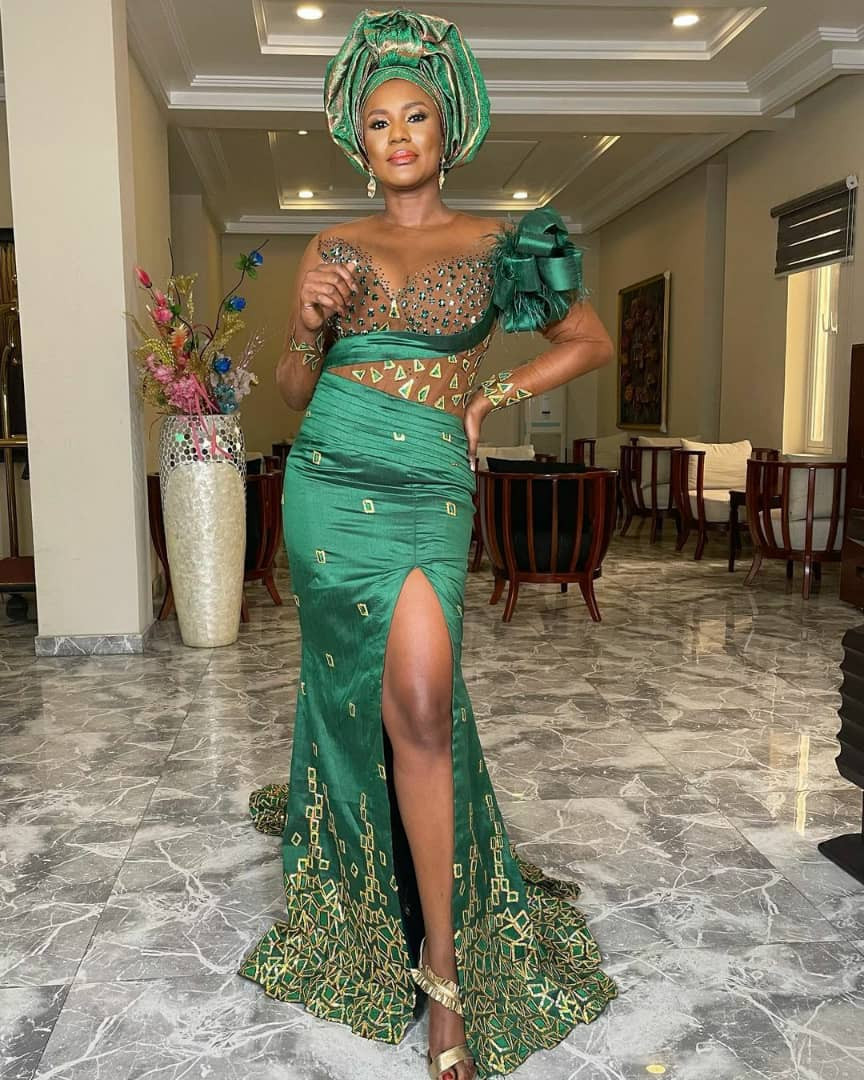 Ini Edo, Joke Silva, Uche Jombo, Chidi Mokeme, Julius Agwu, Hilda Dokubo, others at Rita Dominic and Fidelis Anosike