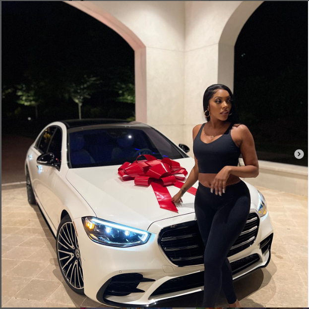 Porsha Williams gets a Benz from her Nigerian fianc? Simon Guobadia to celebrate Mother?s Day (Photo)