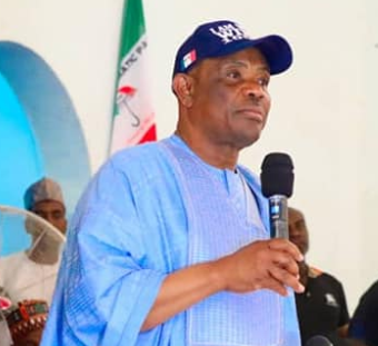 Thunder fire you and ultimatum - Gov. Wike blasts INC over 48 hours ultimatum to release Farah Dagogo (video)
