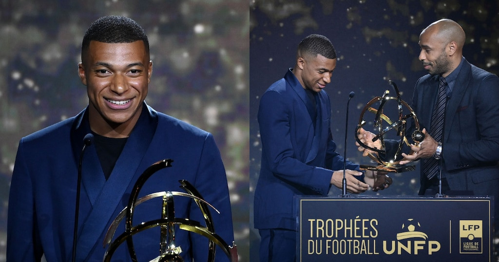 PSG star, Kylian Mbappe wins league?s best player award for the 3rd time