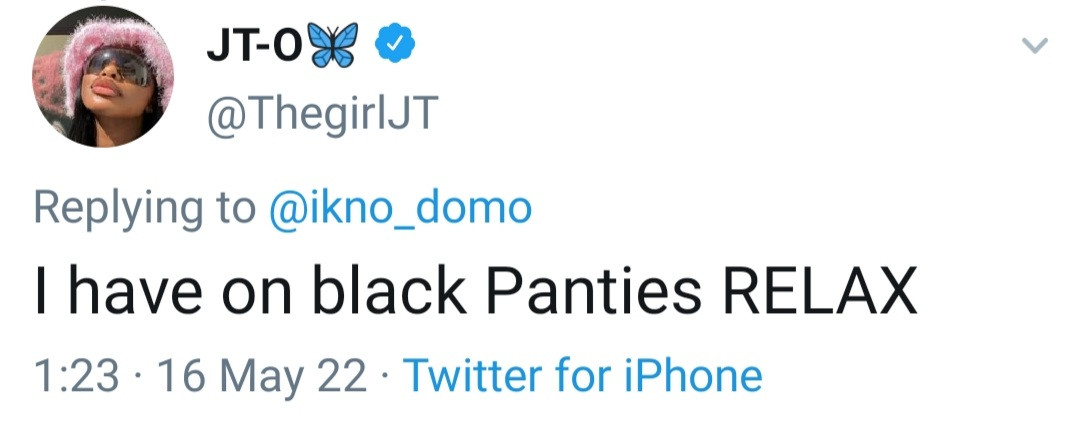 Rapper JT reacts after her lady part was accidentally exposed on stage at the Billboard Awards