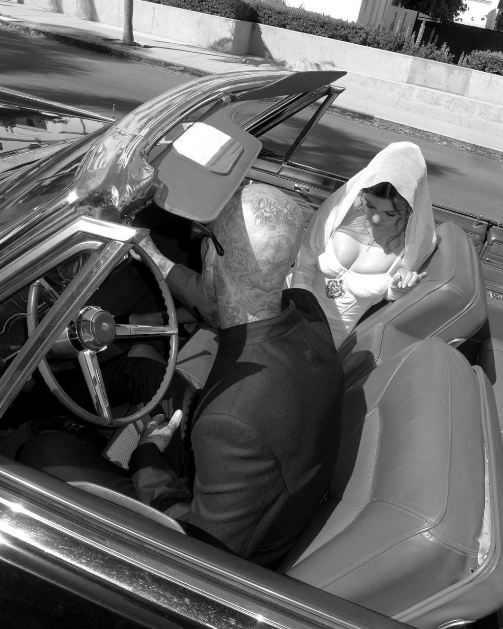 Till death do us part -  Travis Barker and Kourtney Kardashian share photos from their wedding 