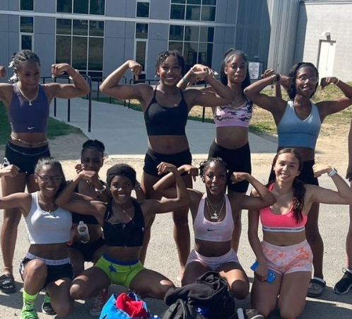 Entire girl team banned after they stripped to their sports bra during training to protest boys being allowed to exercise with their shirts off