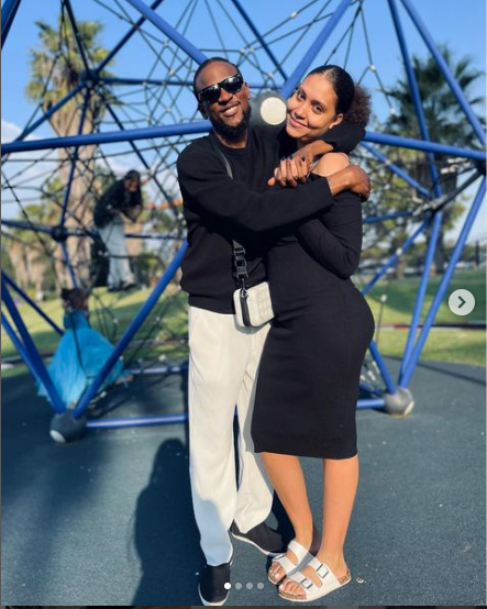 Reality TV star, Omashola shares adorable family photos with his fianc?e and their son 