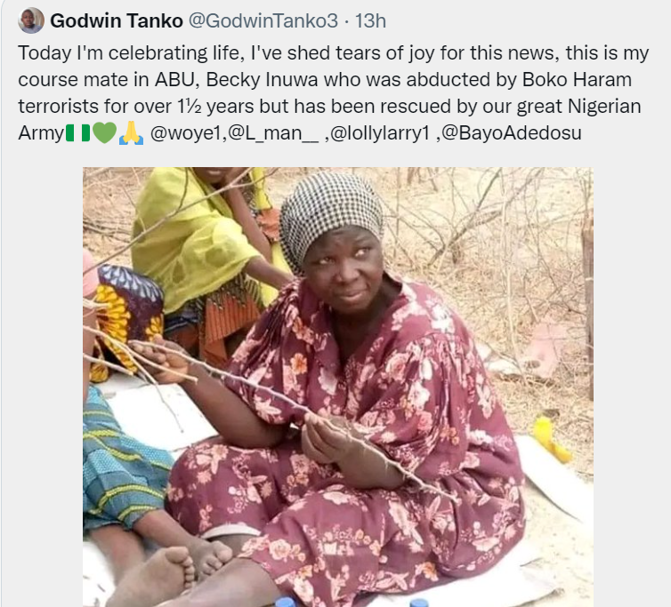 ABU student regains freedom after spending a year and half in Boko Haram?s captivity