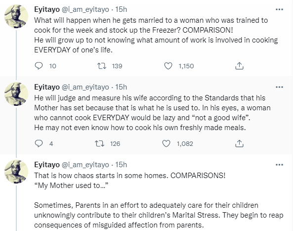 Sometimes parents unknowingly contribute to their children?s marital stress - Twitter user writes