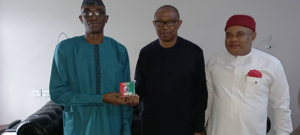 Peter Obi joins Labour party after dumping PDP