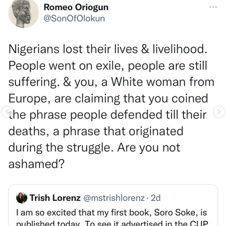 Berlin based author faces heavy backlash after claiming she formed the word 