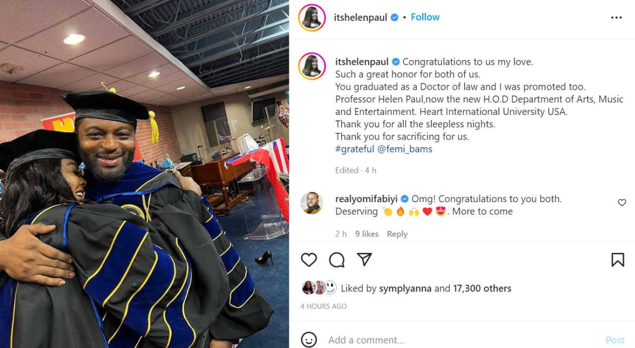 Comedienne Helen Paul announces that she