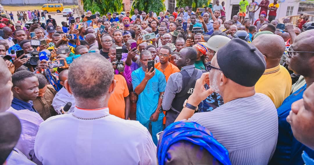 "What we have seen in America is a child play to what happened here" - Governor Akeredolu visits scene of Owo terror attack 