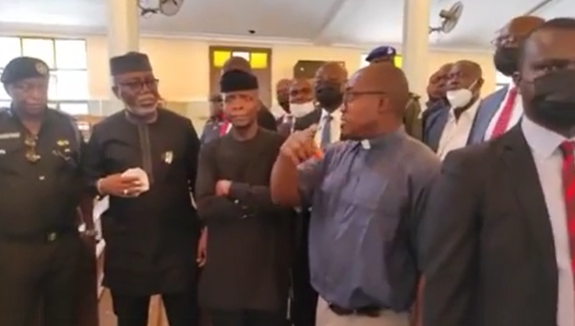 Osinbajo visits St Francis church where over 50 persons including children were massacred (photos/video)