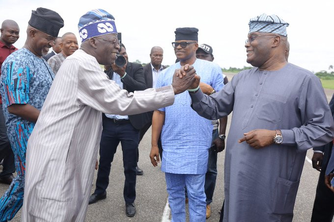 That you prevailed confirms your tenacity- Atiku congratulates Bola Tinubu on his emergence as APC Presidential candidate