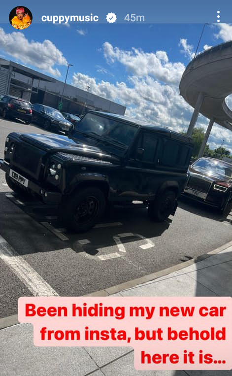 Billionaire daughter, DJ Cuppy shows off her brand new car 