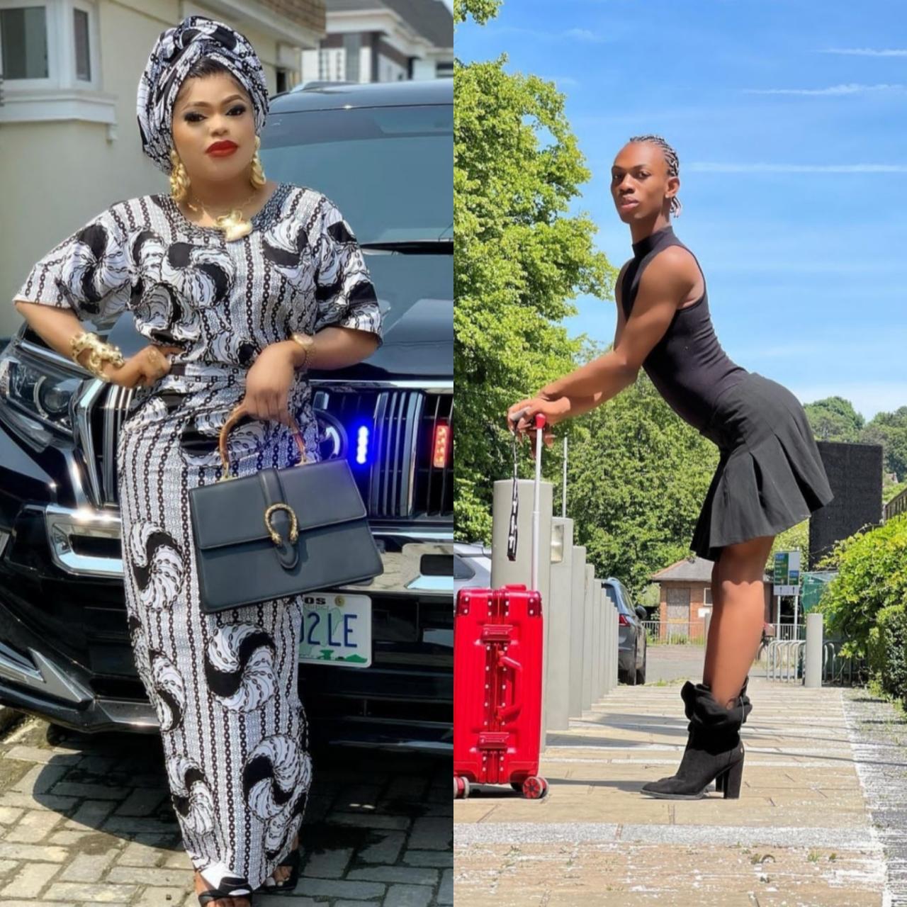"Celebrate your enemy" James Brown writes as he sends message to Bobrisky on his housewarming