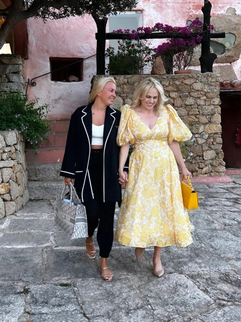 Rebel Wilson and girlfriend Ramona Agruma stroll hand-in-hand in Italy