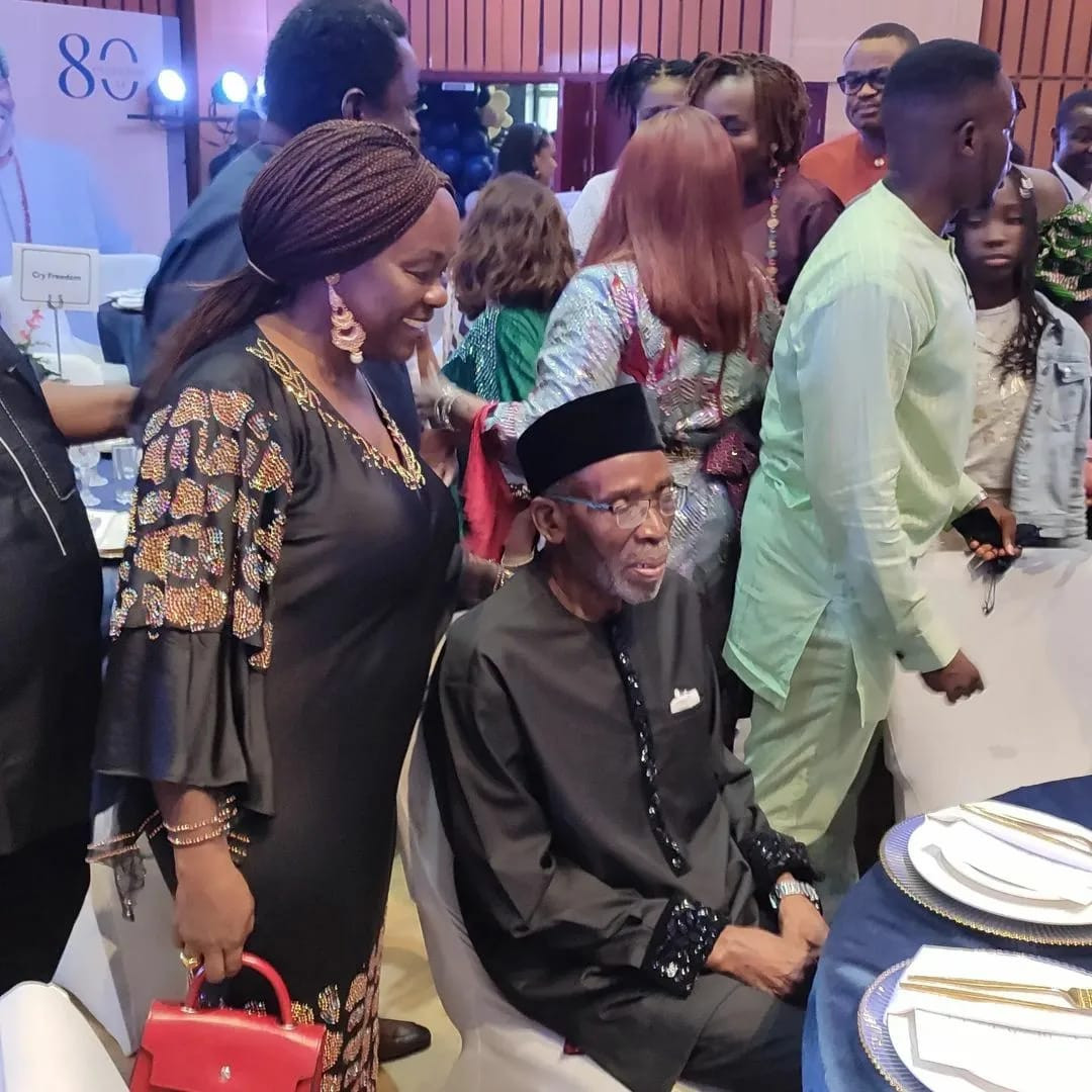 Photos and video from the 80th birthday celebration of veteran actor, Olu Jacobs