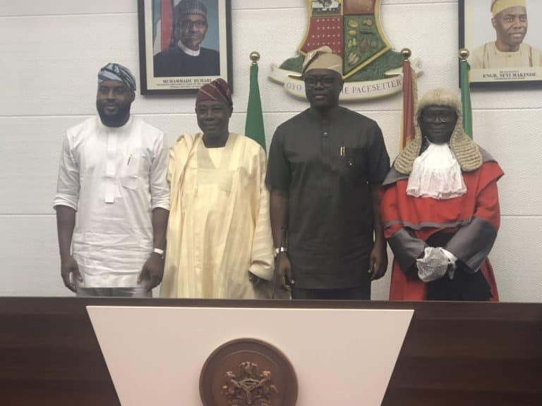 Bayo Lawal sworn in as new Oyo Deputy Governor (photos)