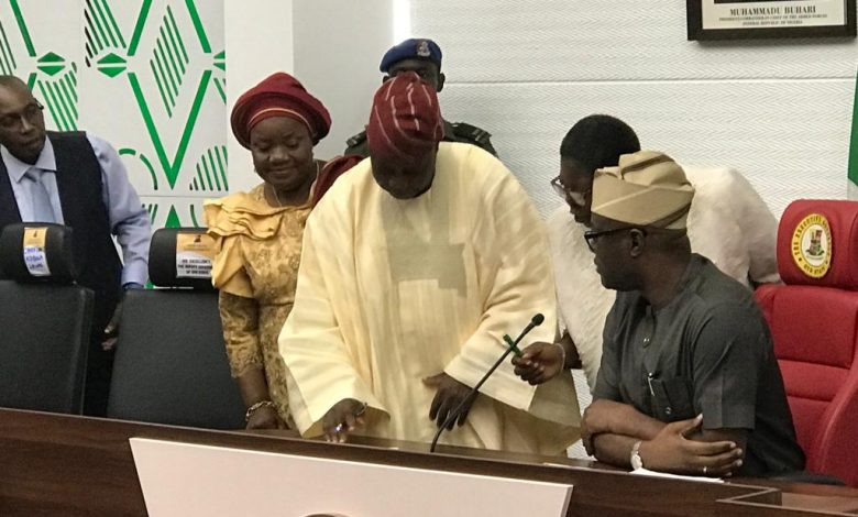 Bayo Lawal sworn in as new Oyo Deputy Governor (photos)
