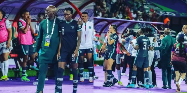 NFF president, Amaju Pinnick condemns use of laser light on Super Falcons during semi-final of the Women?s Africa Cup of Nations