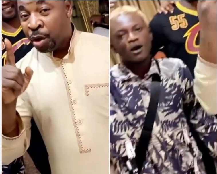 Portable meets MC Oluomo in Lagos amid a police probe (video)