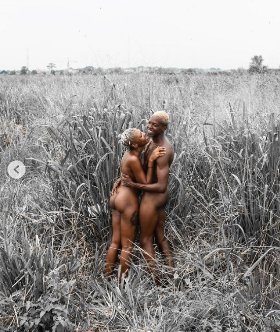 Nude photos of #BBNaija Hermes and one of his 