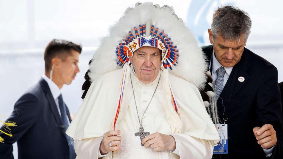 Pope Francis apologizes to Indigenous community in Canada over church