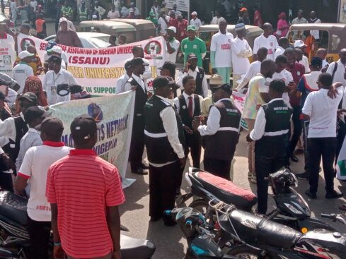 Nigerian Labour Union members begin Nationwide rally over ASUU strike