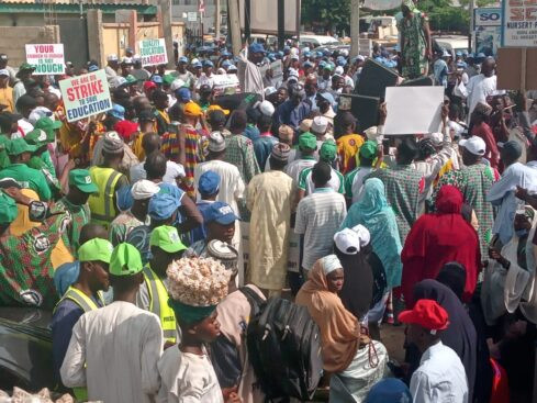 Nigerian Labour Union members begin Nationwide rally over ASUU strike