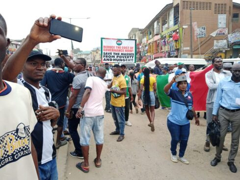 Nigerian Labour Union members begin Nationwide rally over ASUU strike