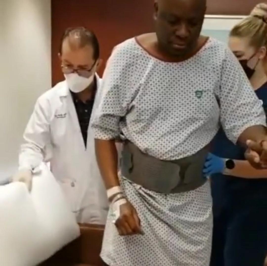 Former Ekiti state governor, Ayo Fayose, undergoes surgery (photos/video)