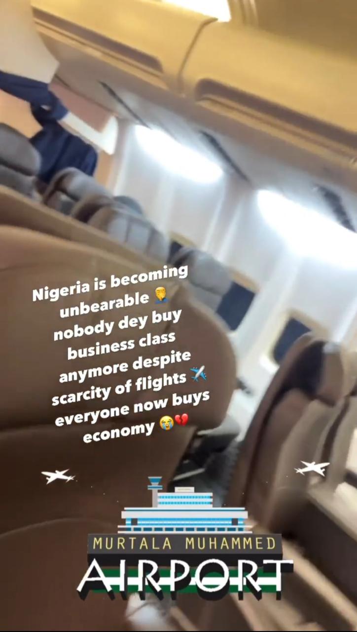 CDQ shares video of empty business class seats on plane as high airfare forces passengers to fly economy