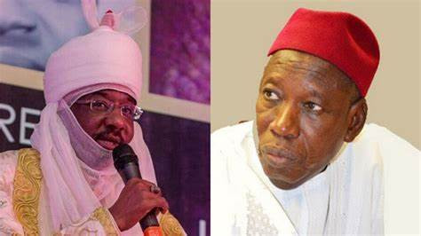 Sanusi and Ganduje meet in Abuja airport two years after dethronement (video)