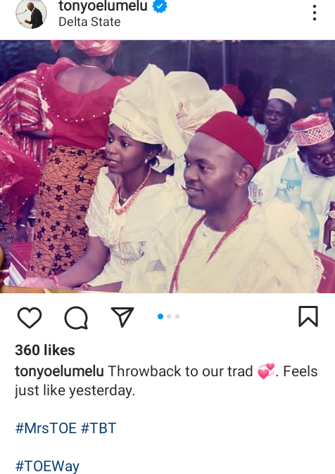 Tony Elumelu shares throwback photos from his traditional wedding 