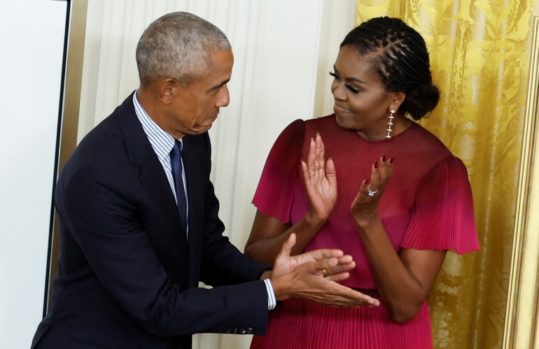 Barack and Michelle Obama