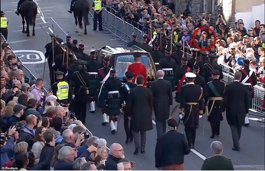 Prince Andrew heckled by man in crowd as he follows Queen