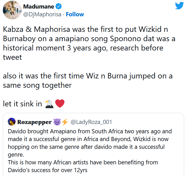 I brought Amapiano music to Nigeria - Singer May D reacts to DJ Maphorisa and Davido Amapiano tussle