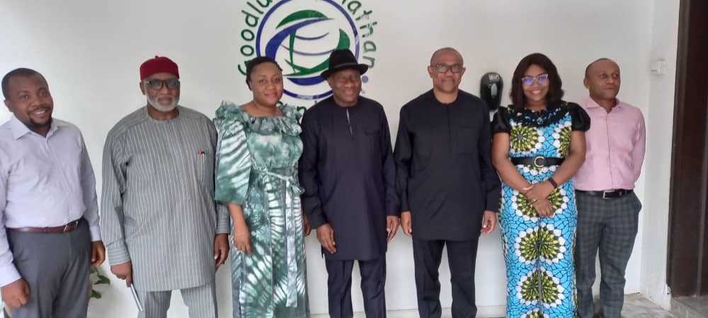 Peter Obi visits ex-president Goodluck Jonathan